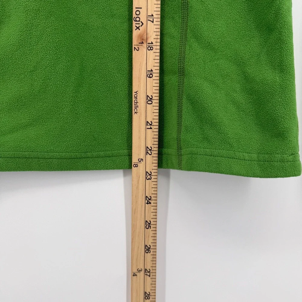 The North Face‎ Girls XL Green Quarter Zip Fleece Pullover Sweater Long Sleeve